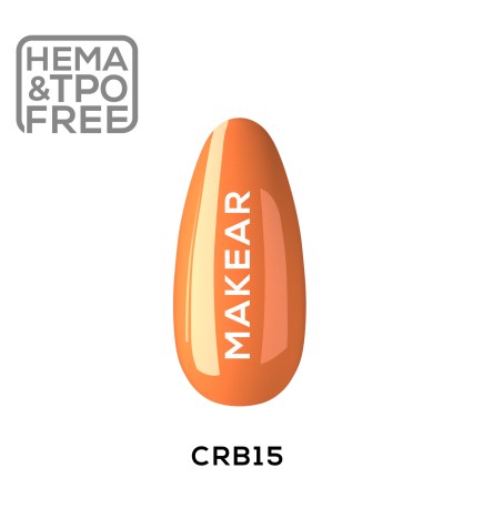 Makear Baza Juicy Rubber Base CRB15 Sparkling Orange 8Ml