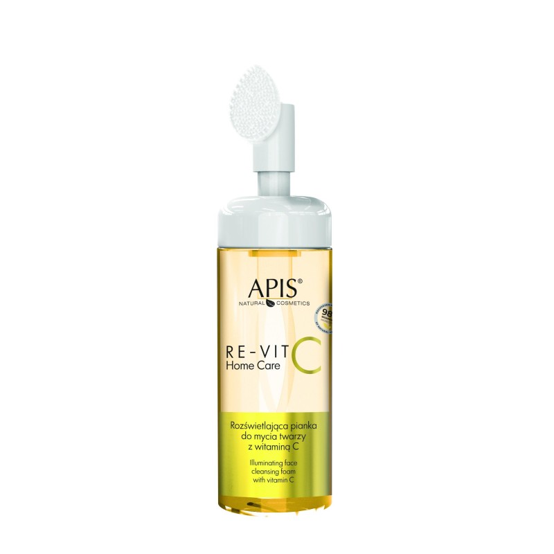 Apis Re-Vit C Home Care Rozświetlająca Pianka Do Mycia Twarzy Z Witaminą C / 150 Ml