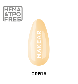 Makear Baza Juicy Rubber Base CRB19 Nude Yellow 8Ml