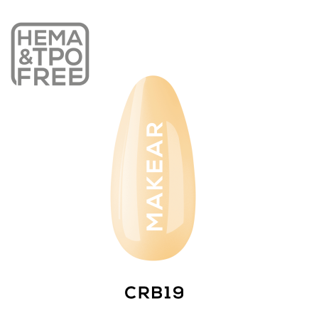 Makear Baza Juicy Rubber Base CRB19 Nude Yellow 8Ml