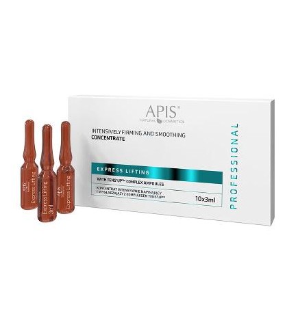 Apis Express Lifting - Koncentrat Intensywnie Napinający I Liftingujący Z Kompleksem TENS UP - 10 X 3 Ml