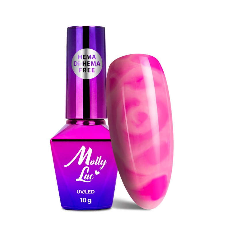 Mollylac Aqua Gel Żel Do Zdobień Na Mokro, Efekt Blooming Hema/Di-Hema Free 10g