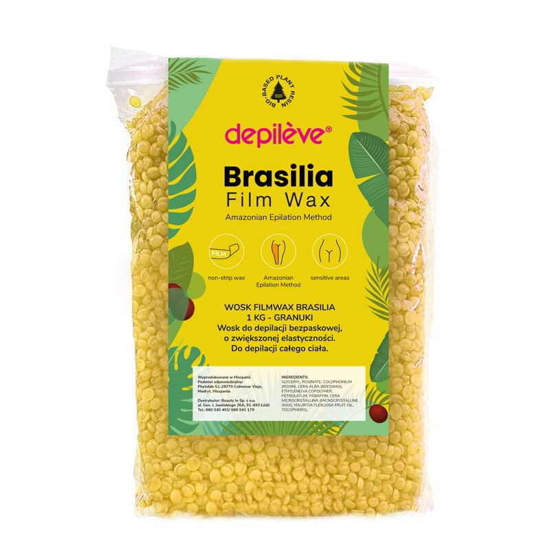 Depileve - Wosk Film Wax Wosk Brasilia 1kg