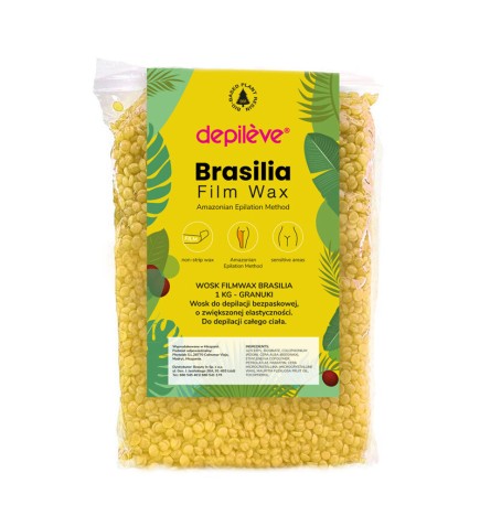 Depileve - Wosk Film Wax Wosk Brasilia 1kg