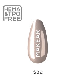 Makear Lakier Hybrydowy S32 Diamond 8Ml