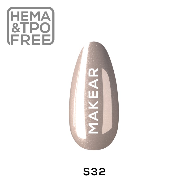 Makear Lakier Hybrydowy S32 Diamond 8Ml