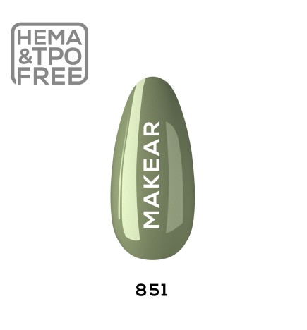 Makear Lakier Hybrydowy 851 Regular 8Ml