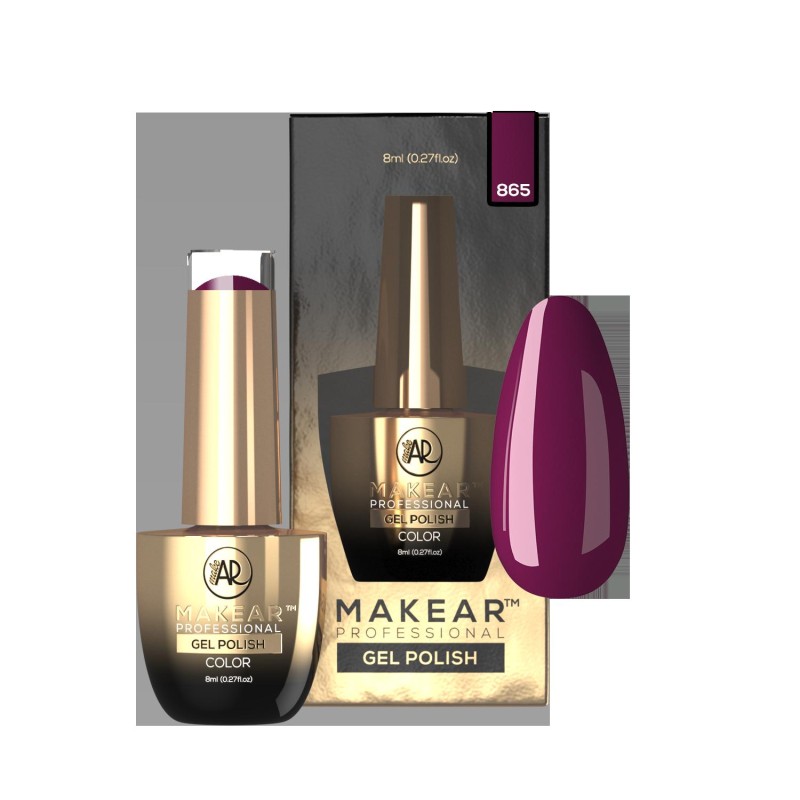 Makear Lakier Hybrydowy 865 Wine Not 8Ml