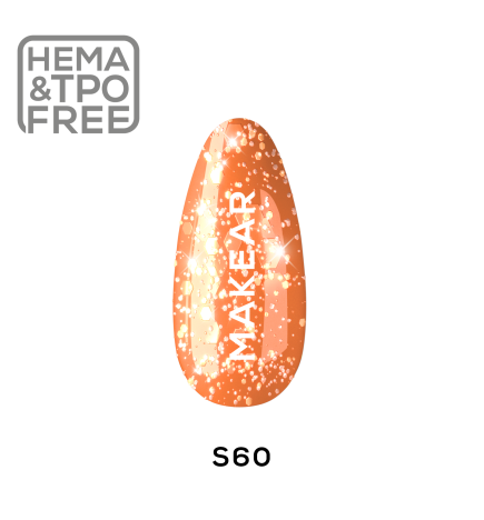 Makear Lakier Hybrydowy S60 Copper Star 8Ml