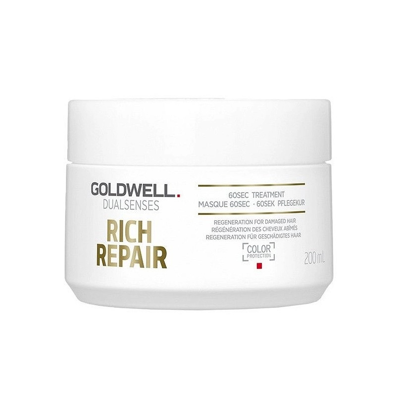 Goldwell Dualsenses Rich Repair 60sMaska Regenerująca Włosy Zniszczone I Suche 200ml