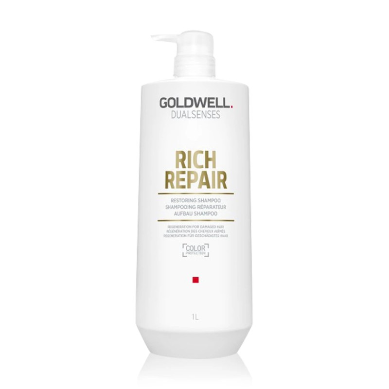 Goldwell Dualsenses Rich Repair Szampon Odbudowujący Do Włosów Zniszczonych 1000 Ml