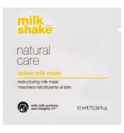 Milk Shake Natural Care Milk Mask - Mleczna Maska Do Włosów Zniszczonych, Saszetka 10ml