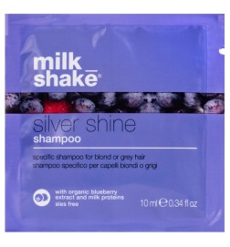 Milk Shake Silver Shine - Szampon Do Włosów Siwych I Blond, 10ml