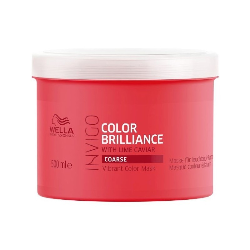 Wella Invigo Color Brilliance - Maska do Włosów Grubych I Farbowanych 500ml