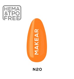 Makear Lakier Hybrydowy N20 Neon 8Ml