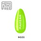 Makear Lakier Hybrydowy NG01 Glitter Neon 8Ml