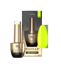 Makear Lakier Hybrydowy NG02 Glitter Neon 8Ml