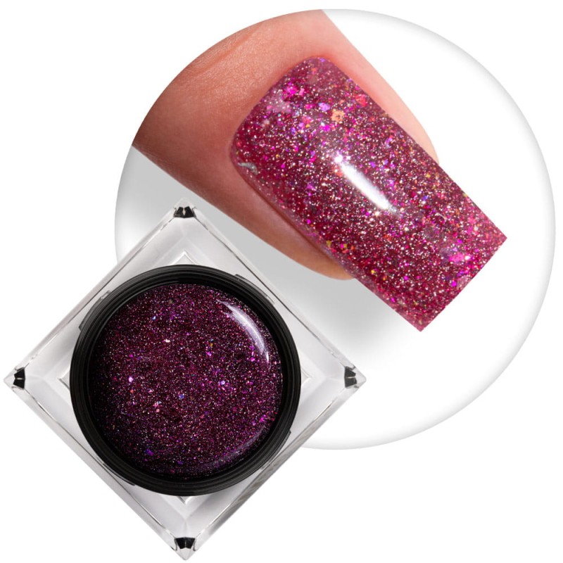 Mollylac Żel Do Paznokci Shine On You Fuchsia Shine Hema/Di-Hema Free Tpo Free 15g