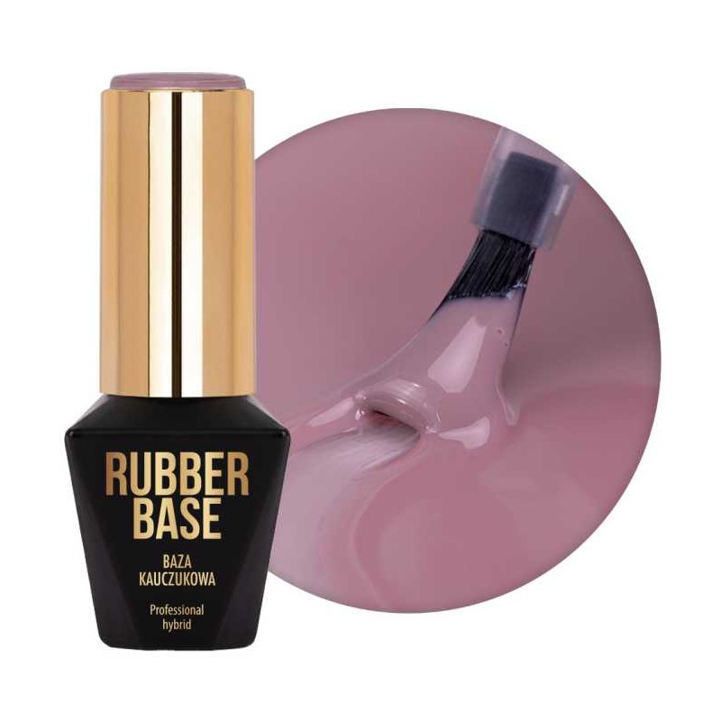 MollyLac Rubber Base - Danger Rose 10ml