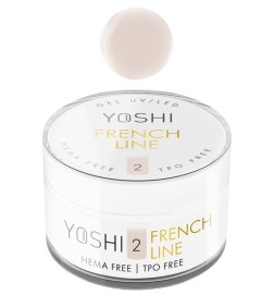 Yoshi - Żel Budujący, Samopoziomujący French Line NO2 50ml