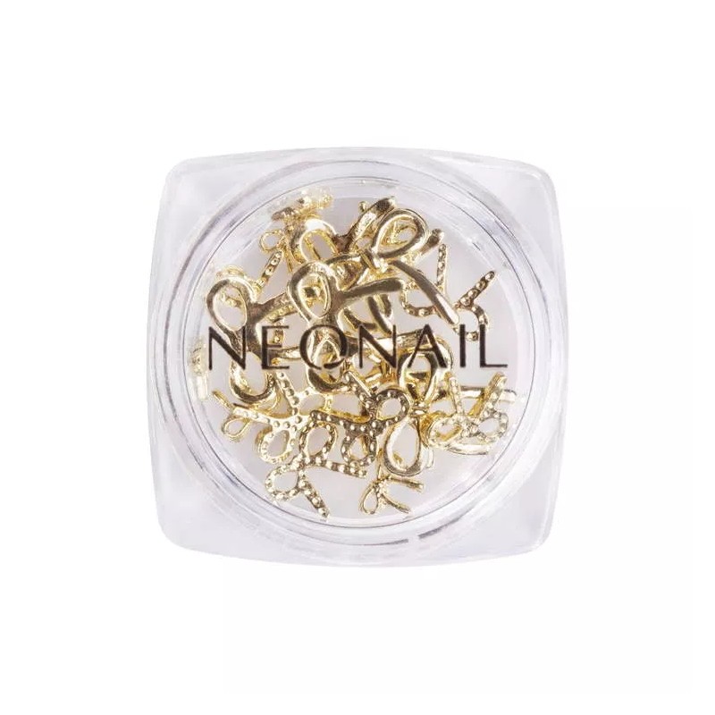 NeoNail Ozdoba 3D – Gold Bows