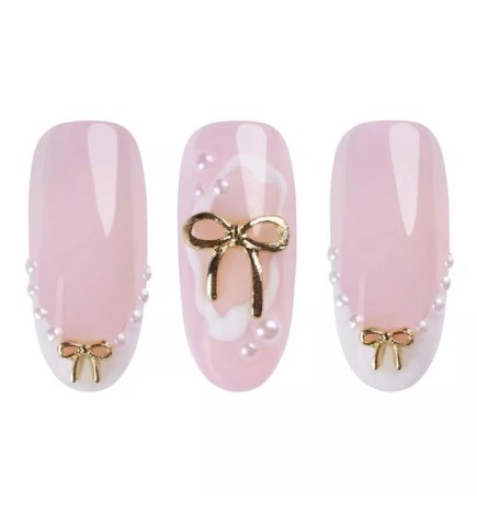 NeoNail Ozdoba 3D – Gold Bows