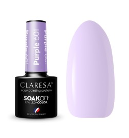 Claresa - Lakier hybrydowy Purple 601 -5g