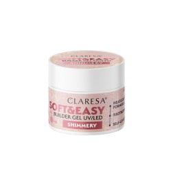 Claresa Soft&Easy Builder Gel UV/LED Żel budujący - Shimmery 12g