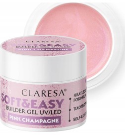 Claresa Soft&Easy Builder Gel UV/LED Żel Budujący - Blinking Pink 45g