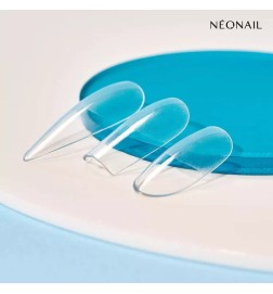 NeoNail Tipsy Elastyczne Do Przedłużania Paznokci Invisible Flexi Tips 01 Clear Oval 300 Szt.