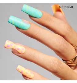 NeoNail Tipsy Elastyczne Do Przedłużania Paznokci Invisible Flexi Tips 02 Clear Square 300 Szt.