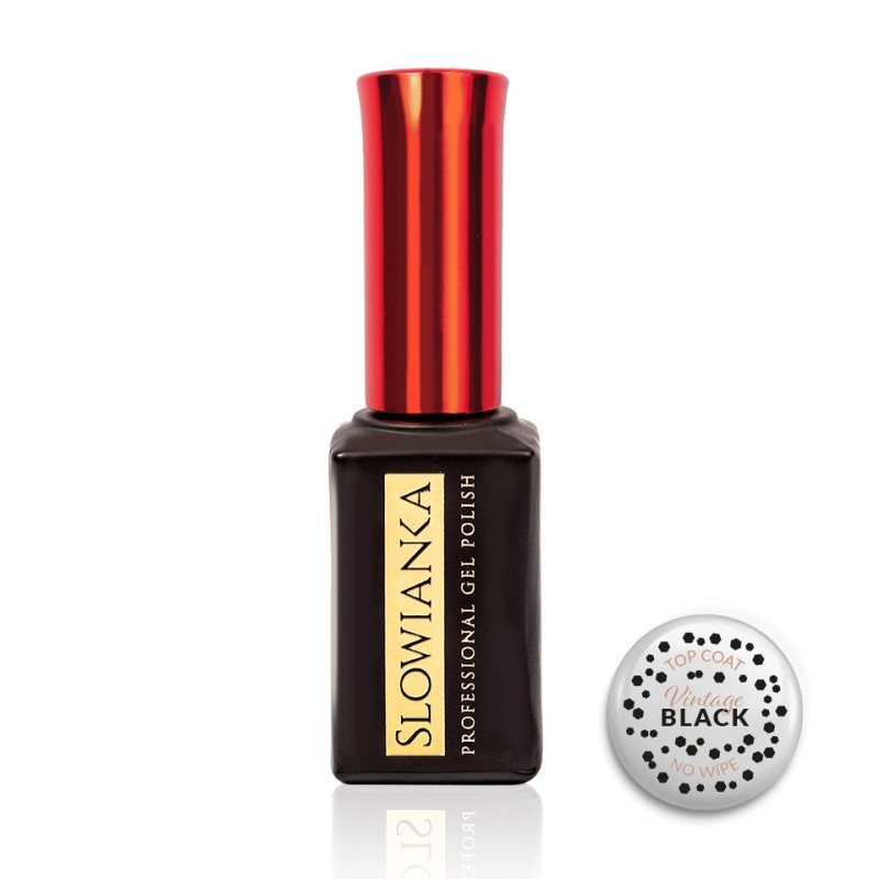 Slowianka - Top Coat No Wipe Vintage Black 10g