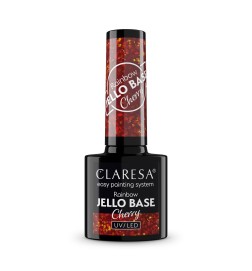 Claresa Baza Hybrydowa Rainbow Jello Base Cherry