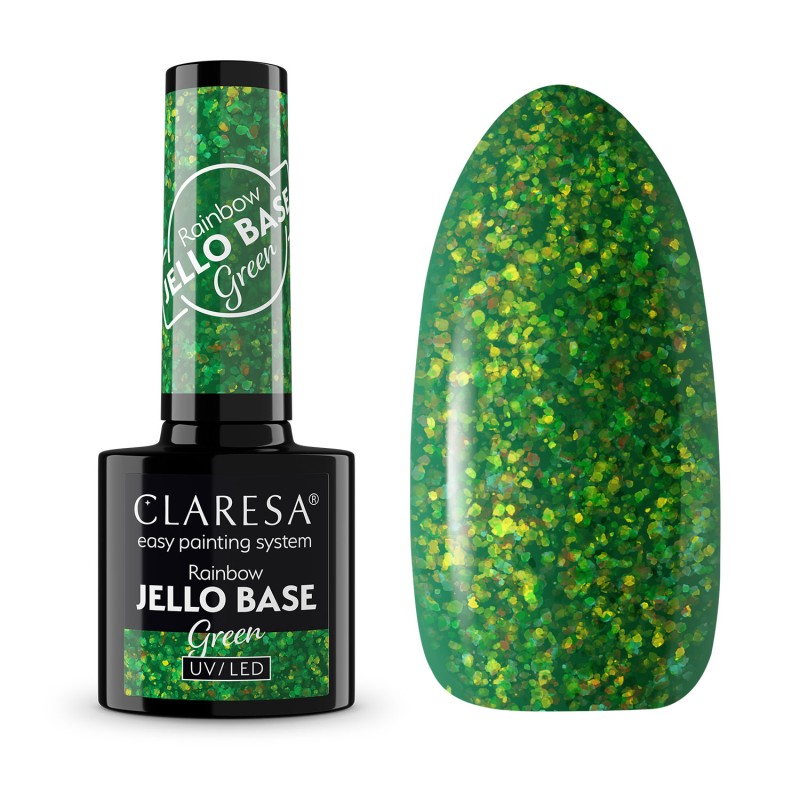 Claresa Baza Hybrydowa Rainbow Jello Base Green