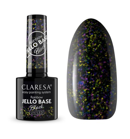 Claresa Baza Hybrydowa Rainbow Jello Base Black