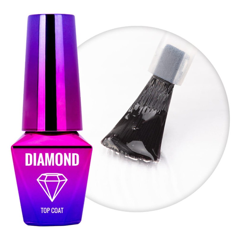 Mollylac Diamond Top Coat Rewolucyjny Top Do Lakierów Klasycznych 10g