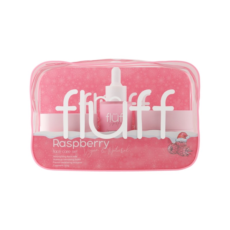 Fluff Zestaw Do Pielęgnacji Ciała Raspberry