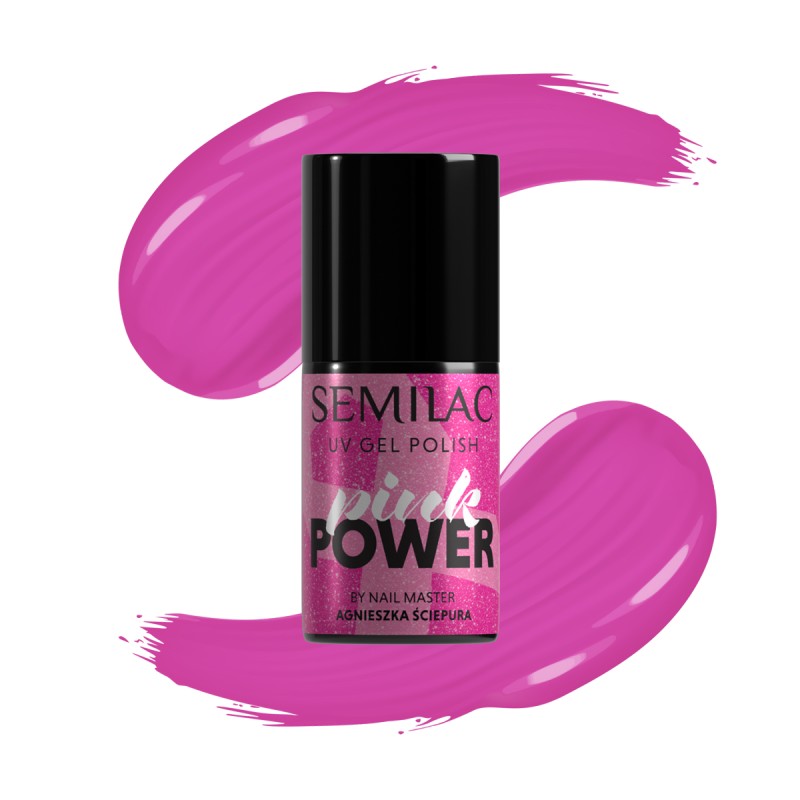 Semilac Lakier Hybrydowy A703 Pink Power 7 ml