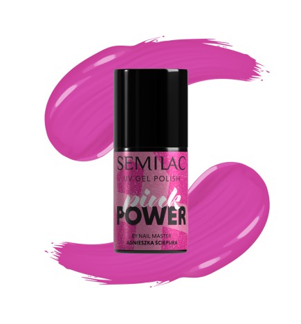 Semilac Lakier Hybrydowy A703 Pink Power 7 ml