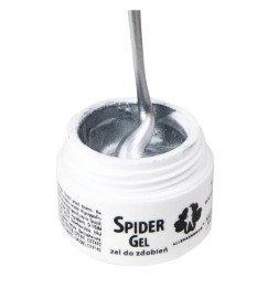 Allepaznokcie Żel Do Zdobień Spider Gel Srebrny Silver 3 Ml