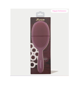 Framar Dark Academia Detangle Brush - Maroon Bordowa Szczotka Do Rozczesywania Włosów