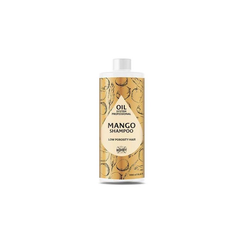 Ronney Professional Oil System Low Prosity Hair Szampon Do Włosów Niskoporowatych Mango 1000ml