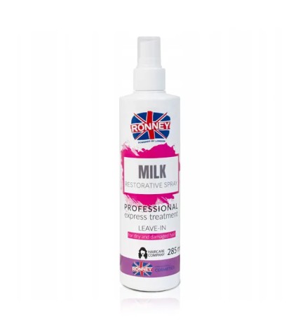 Ronney Professional Milk Restorative Spray - Mleczko Do Włosów, 285ml