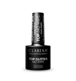 Claresa - Top No Wipe Glitter Silver -5g