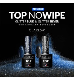 Claresa - Top No Wipe Glitter Silver -5g