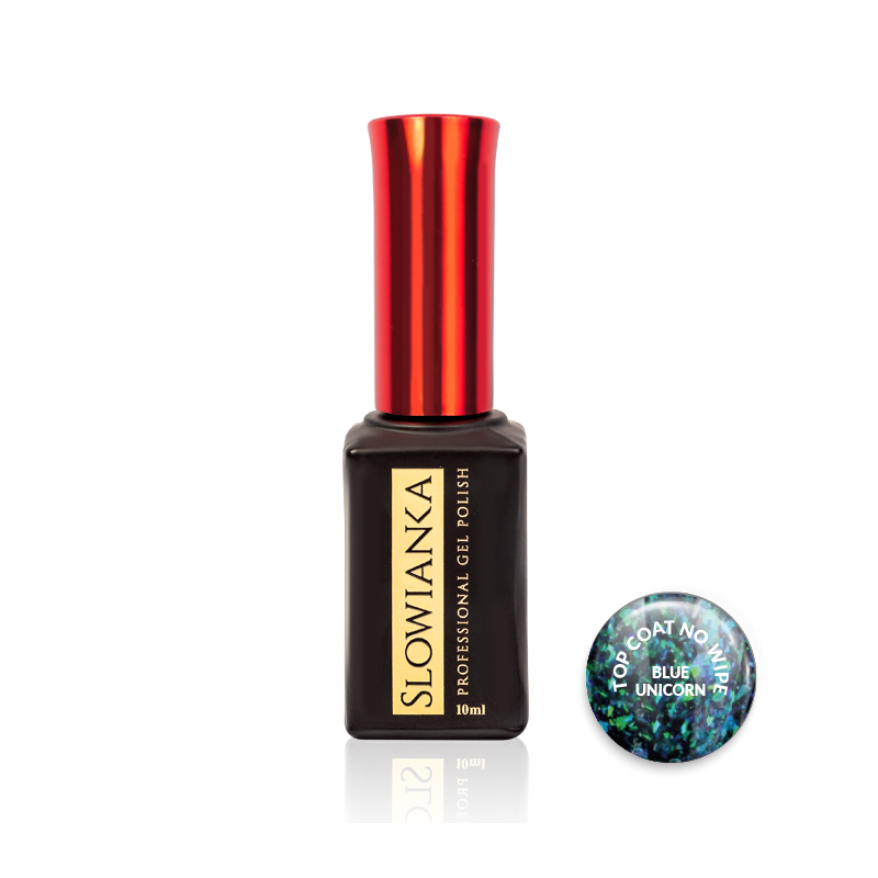 Slowianka - Top Coat No Wipe Unicorn Blue 10 ml