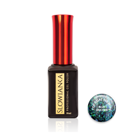 Slowianka - Top Coat No Wipe Unicorn Blue 10 ml