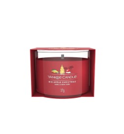 Yankee Candle Świeca Zapachowa Słoik Mini Big Apple Christmas