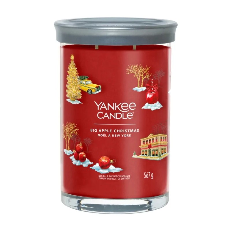 Yankee Candle Świeca Zapachowa Tumbler z 2 Knotami Big Apple Christmas