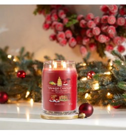 Yankee Candle Świeca Zapachowa Słoik Duży Big Apple Christmas